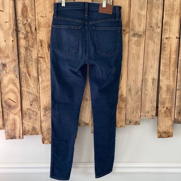Madewell 10" High-Rise Skinny Jeans in Hayes Wash Size 26 - Picture 6 of 12
